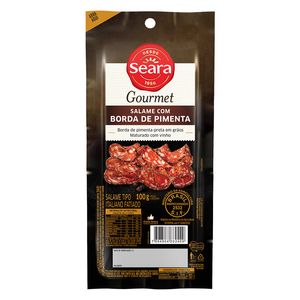 Salame Seara Gourmet Italiano Borda de Pimenta 100 g