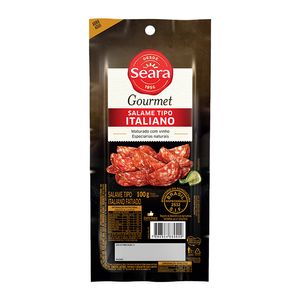 Salame Seara Gourmet Italiano Fatiado 100g