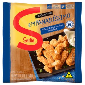 Peito de Frango Sadia Tiras Empanadíssimo 400g