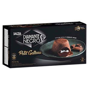 Petit Gateau Lacta Diamante Negro 160g