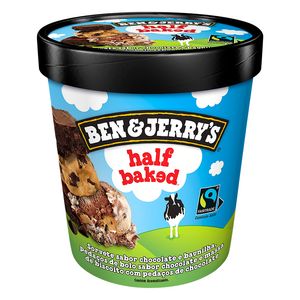 Sorvete Ben Jerrys Half Baked 458ml