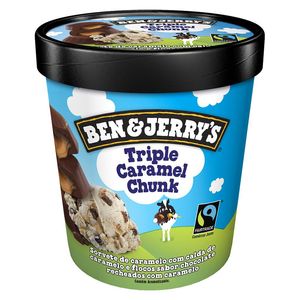 Sorvete Ben Jerrys Triple Caramel Chunk 458ml