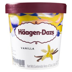 Sorvete Haagen Dazs Vanilla Pote 473ml