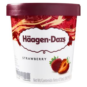 Sorvete Haagen Dazs Morango Pote 473ml