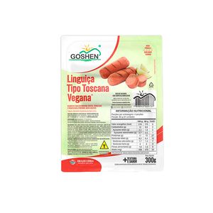 Linguica Toscana Goshen Vegges de Soja 300g