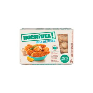 Iscas de Peixe Incrível 100% Vegetal 300g