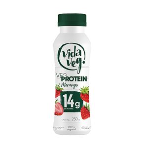 Iogurte Vida Veg Protein 14g Vegano Morango 250 g