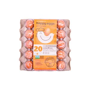 Ovos Caipira Mantiqueira Happy Eggs Vermelho Grande com 20 Un