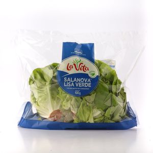 Alface La Vita Salanova Lisa Verde 100g