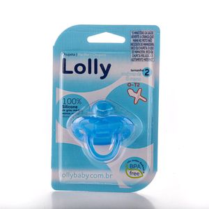 Chupeta Lolly Special Silicone Orto Azul