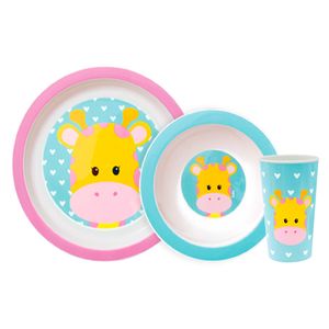 Kit para Refeição Buba Fun Animal Girafa