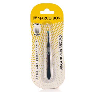 Pinça Marco Boni Ponta Reta Cromada