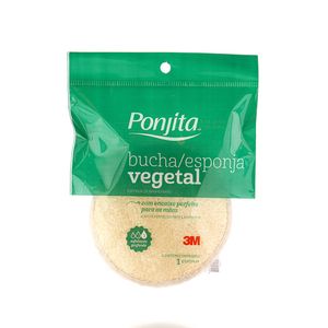 Esponja Ponjita para Banho Naturals Vegetal Redonda