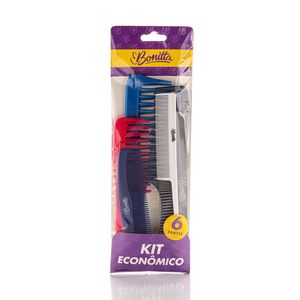 Kit Bonitta Pentes Basic 6Unidades