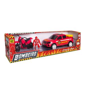 Brinquedo Samba Toys Kit Resgate Bombeiro un