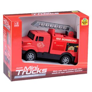 Caminhão Samba Toys Mini Truck Bombeiro