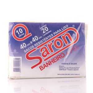 Saco Plástico Saron para Lixo Banheiro & Pia 20Unidades