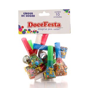 Mini Brinquedo Doce Festa Língua Sogra 10Unidades