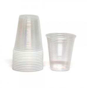 Copo Plástico Cristal Transparente 300ml 100Unidades