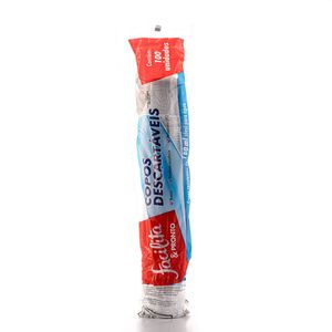 Copo Plástico Facilita & Pronto Branco 180ml com 100Unidades