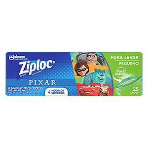 Saco Hermético Ziploc Pixar 25un