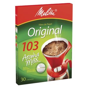 Filtro de Papel Melitta Original 103 com 30Unidades
