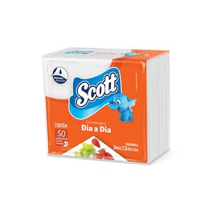 Guardanapo Papel Scott Dia A Dia 23X22cm 50Unidade