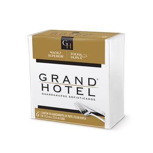 Guardanapo Papel Grand Hotel Folha Dupla 33X33cm 50Unidades