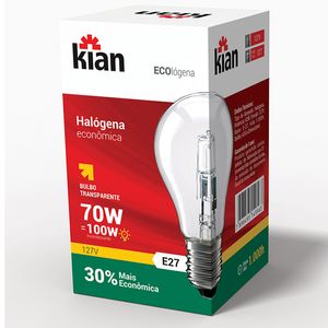 Lâmpada Kian Halógena Eco 70W 127V