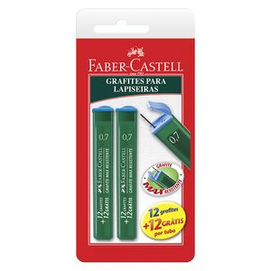 Grafite Faber Castell 0,7mm 2Unidades