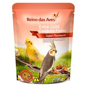 Alimento para Calopsita Gold Extra Super Premium Frutas 400g