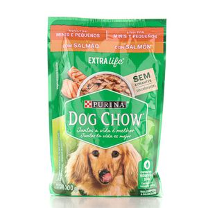 Alimento para Cães Dog Chow Mini Pequena Adulto Salmão 100g