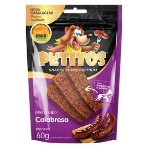 Snacks Petitos Bifinho Calabresa 60 g