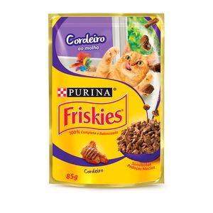 Alim. para Gatos Friskies Cordeiro ao Molho Sachê 85g