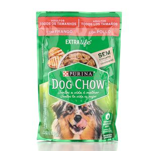 Ração Úmida DOG CHOW Cães Adultos Frango 100g