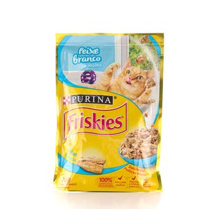 Alimento para Gatos Friskies Peixe Branco ao Molho 85g