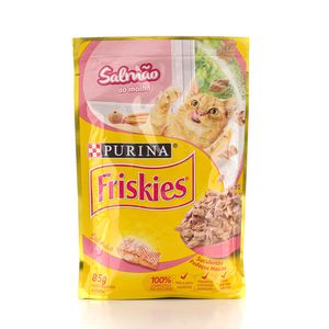 Alimento para Gatos Friskies Salmão ao Molho Sachê 85g