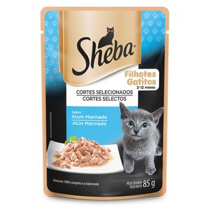 Alimento para Gatos Sheba Atum Marinado Filhotes 85g