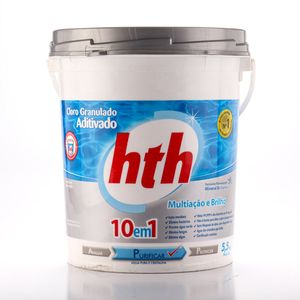 Cloro Hth Granulado Multinação e Brilho 10 em 1 com 5,5kg
