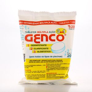 Cloro Genco Tablete Múltipla Ação 3 em 1 com 200g