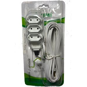 Extensao Ilumi com Cordão Paralelo Folhasexivel Blister 10m