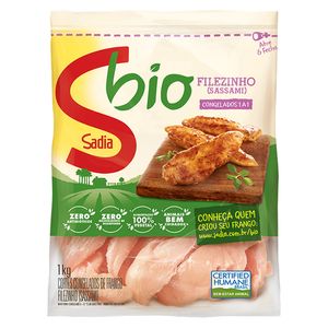 Filézinho de  Frango Sadia Bio Congelado Pacote Iqf 1kg