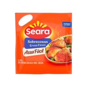 Sobrecoxa de Frango Seara Temperada Assa Fácil 800 g