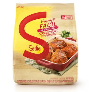 Sobrecoxa de Frango Sadia Temperada Frango Fácil 800 g