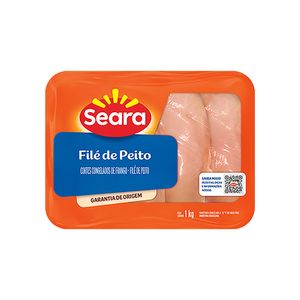 Filé de Peito de Frango Seara Bandeja 1kg