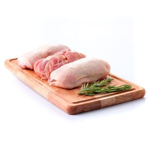 Filé Coxa com Sobrecoxa de Frango com Pele Resfriado Bandeja 1 Unidade 618g