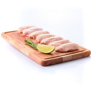 Meio da Asa de Frango Resfriado Bandeja 1 Unidade 618g