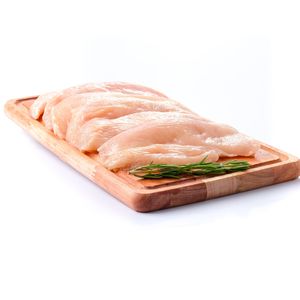 Filé de Peito de Frango Fatiado Resfriado Bandeja 1 Unidade 618g
