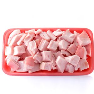 Toucinho Suíno Cubos Bandeja 1 Unidade 618g