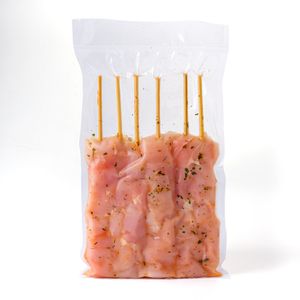 Espetinho de Filé Frango Resfriado Temperado 1 Pacote 618g